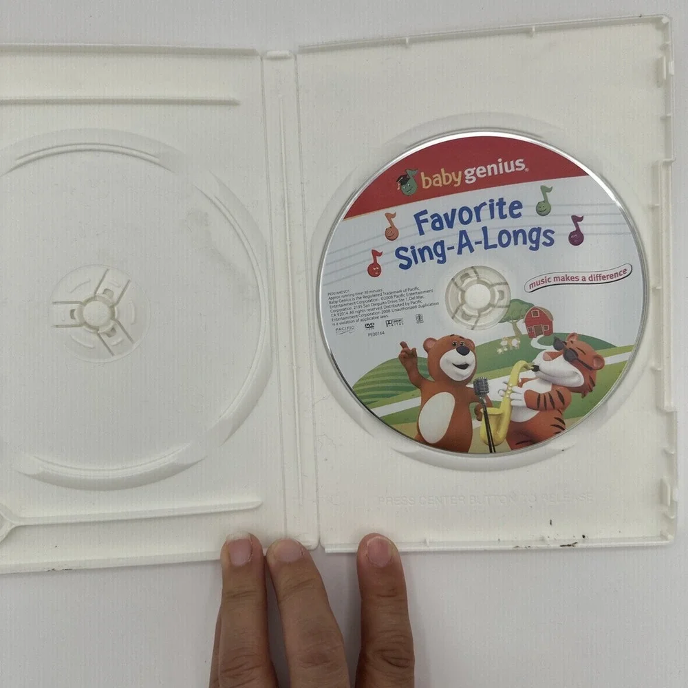 Baby Genius LOT OF 4 DVD's Nursery,‎ The Four Seasons,Favorite Songs, Mozart